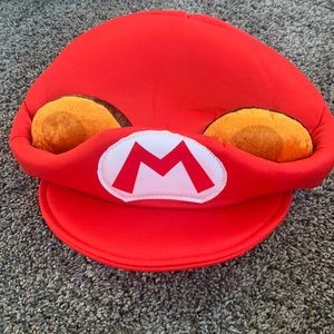 Mens Mario Raccoon Adult Hat Gloves Tail